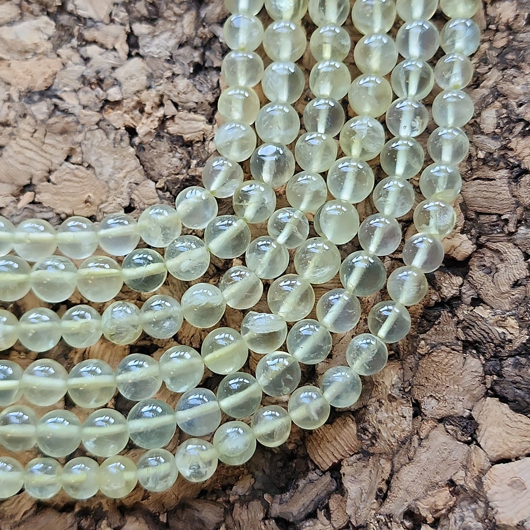 Yellow Prehnite Beads