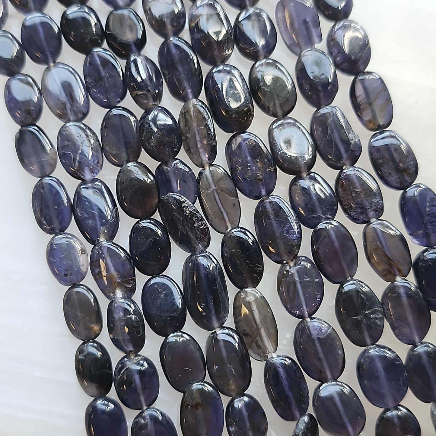 Iolite Nugget Beads