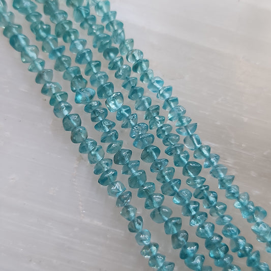 Apatite Rondell Nugget Bead Strands