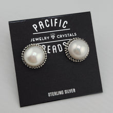 Load image into Gallery viewer, S.S. AAA Grade Mabe Pearl Stud Earrings
