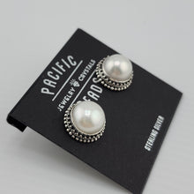 Load image into Gallery viewer, S.S. AAA Grade Mabe Pearl Stud Earrings
