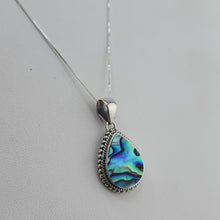 Load image into Gallery viewer, S.S. AAA Grade Abalone Teardrop Necklaces

