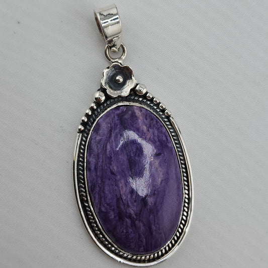 S.S. Charoite Pendants