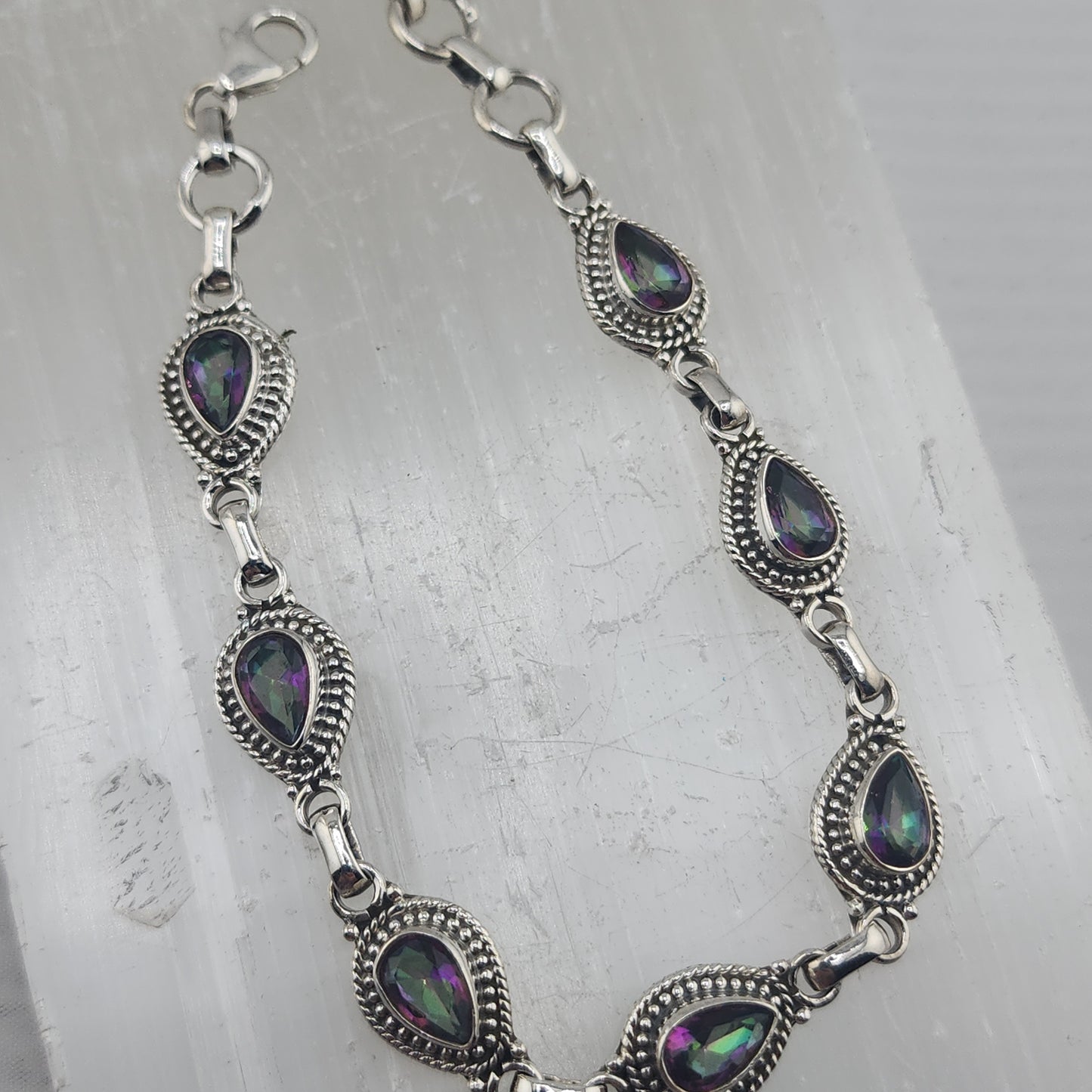 S.S. Mystic Topaz Teardrop Bracelets