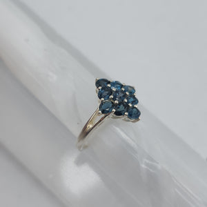 S.S. AAA Grade London Blue Topaz Rings