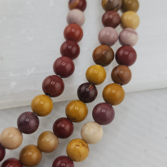 Wide Hole Mookite Beads
