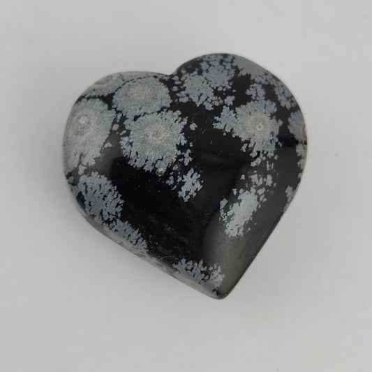 Snowflake Obsidian Hearts