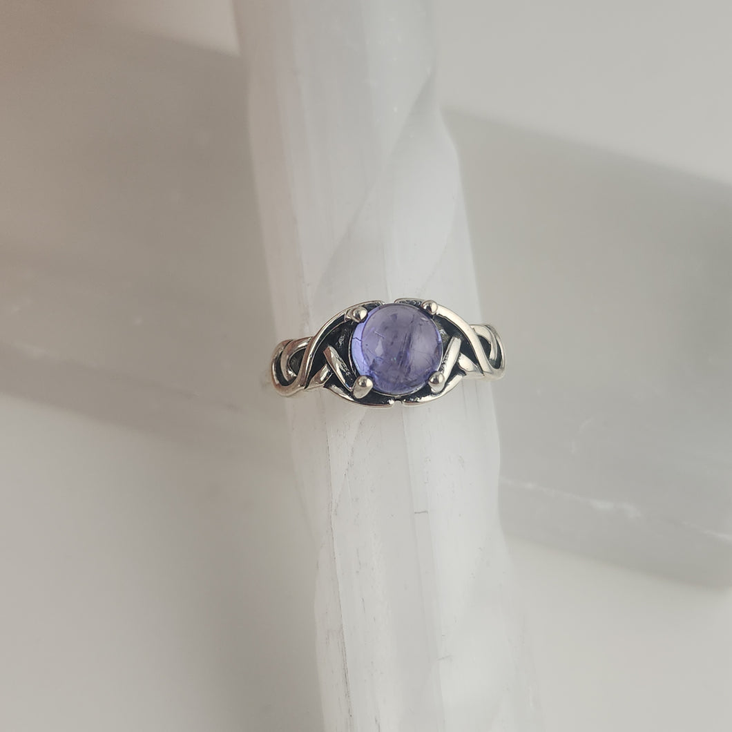 S.S. Tanzanite Knot Rings
