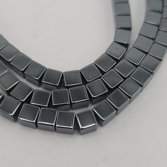 Hematite Cube Beads