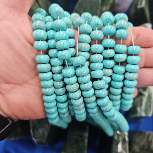 Rondelle Magnesite Beads