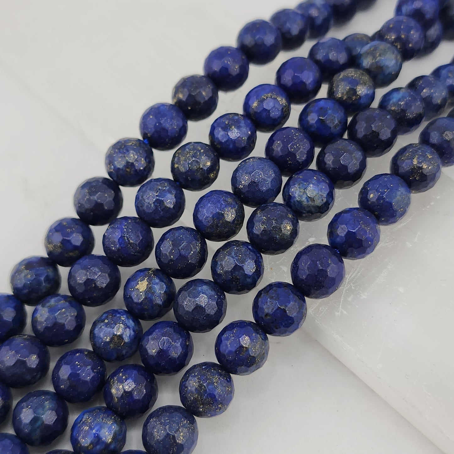 Faceted Lapis Lazuli Beads