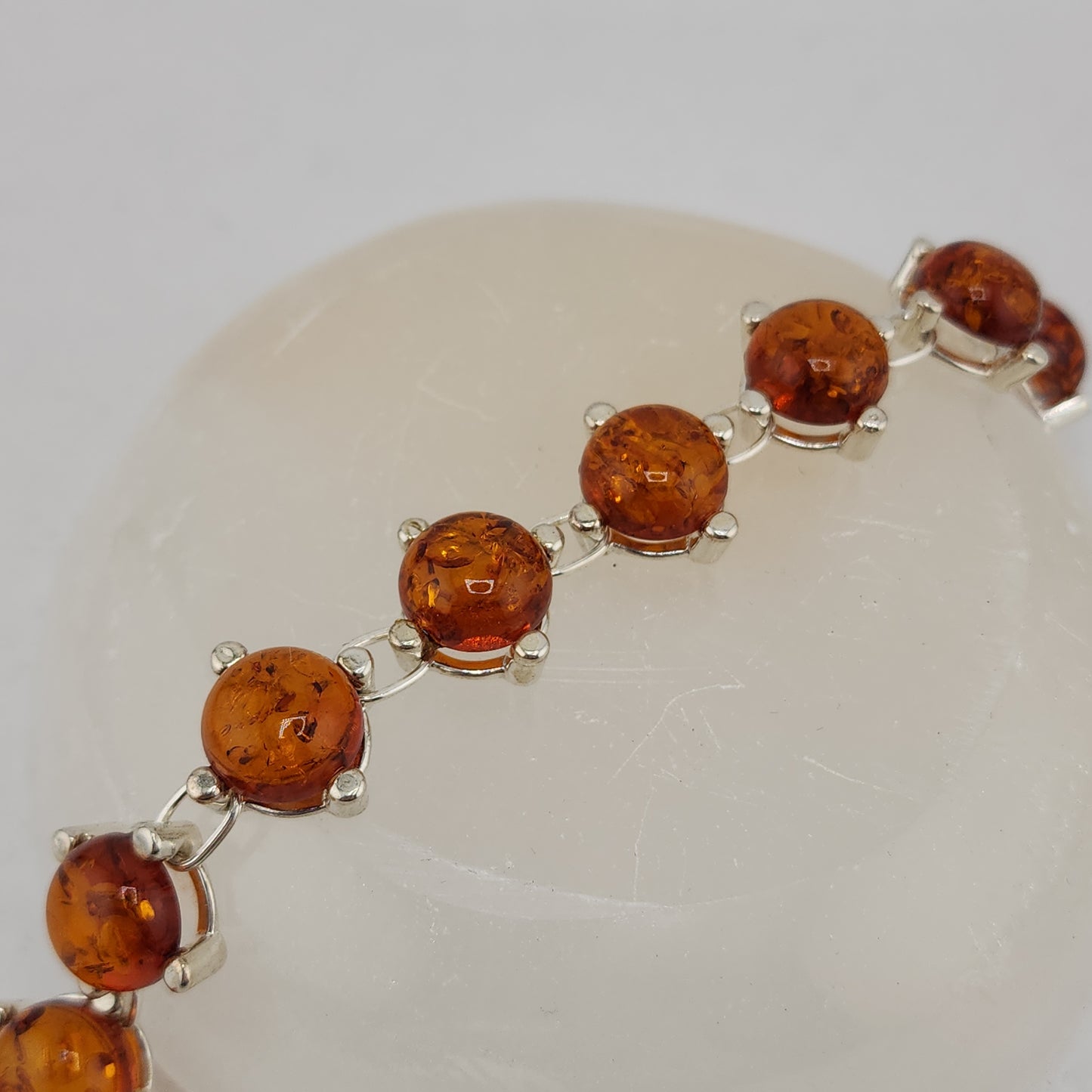 S.S. Circular Baltic Amber Bracelets