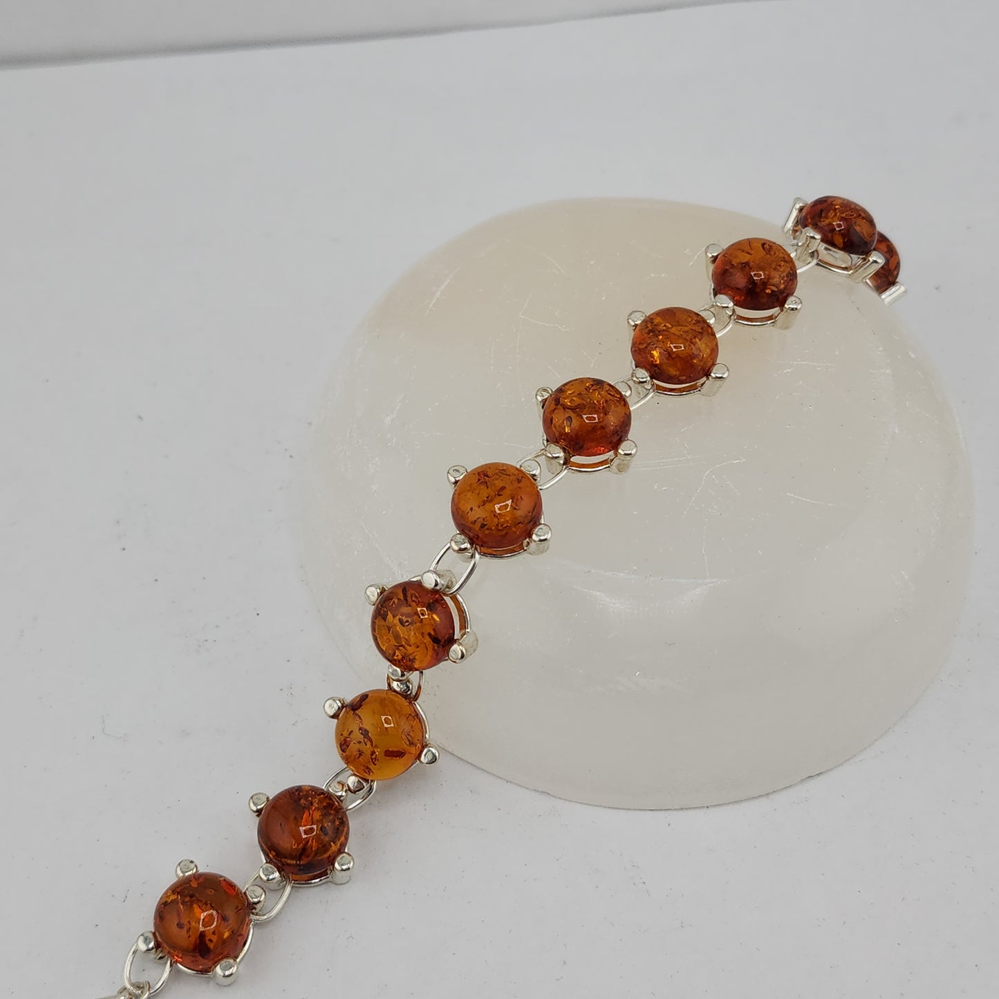 S.S. Circular Baltic Amber Bracelets