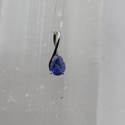 S.S. Tanzanite Infinity Pendant Necklaces