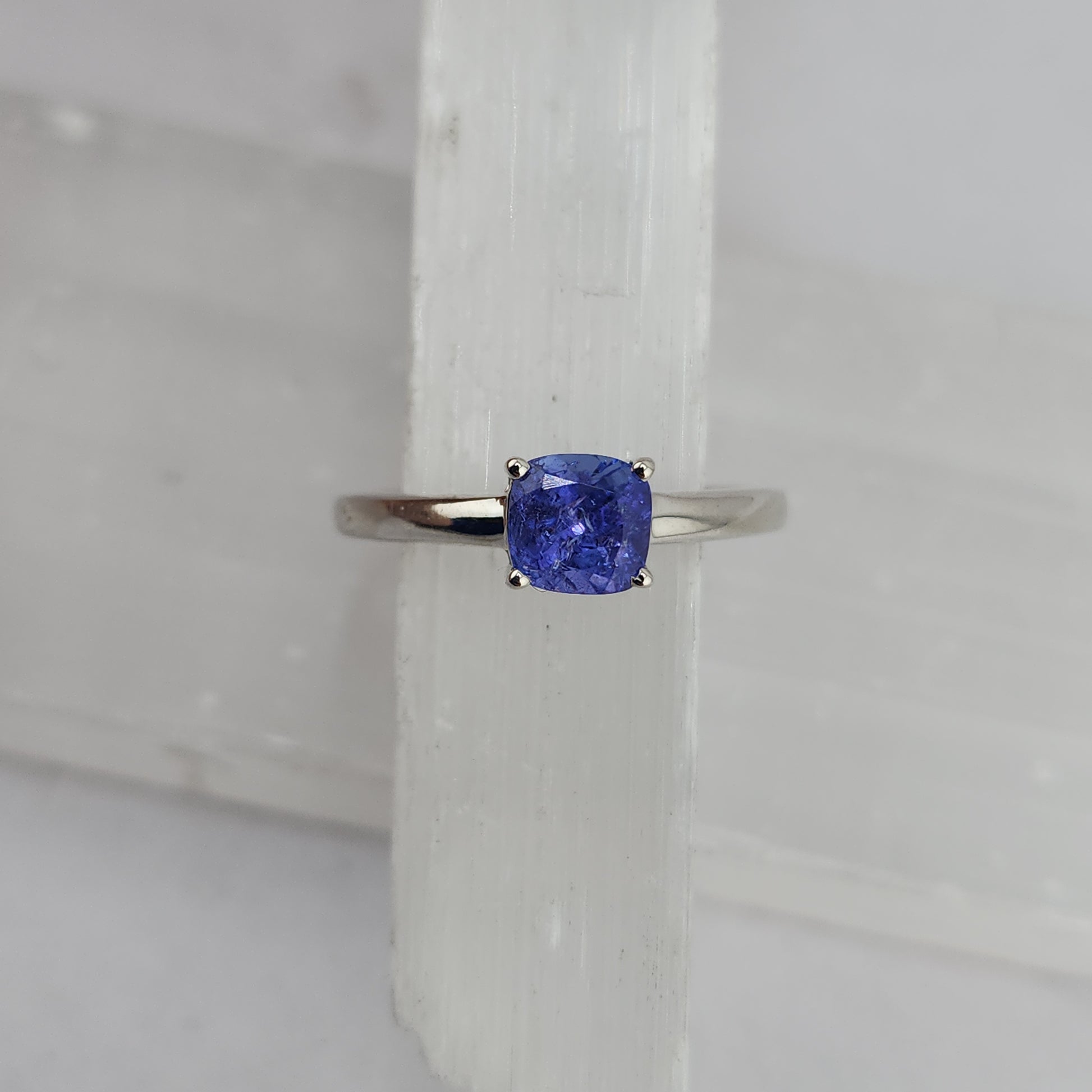 Sterling silver tanzanite rings available at wholesale and retail prices, only at our crystal shop in San Diego!