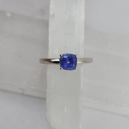 Sterling silver tanzanite rings available at wholesale and retail prices, only at our crystal shop in San Diego!