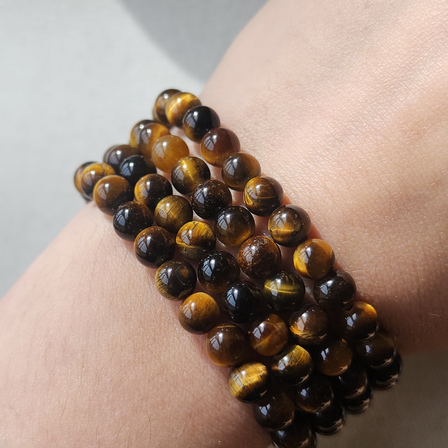 Tiger Eye Stretch Malas