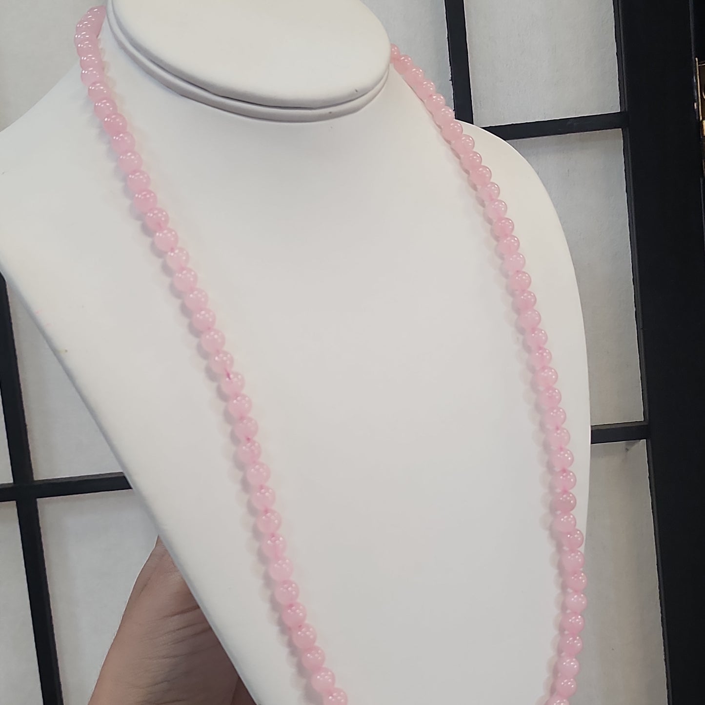 Rose Quartz Stretch Malas