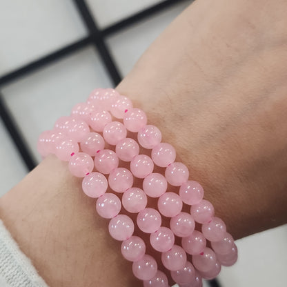 Rose Quartz Stretch Malas