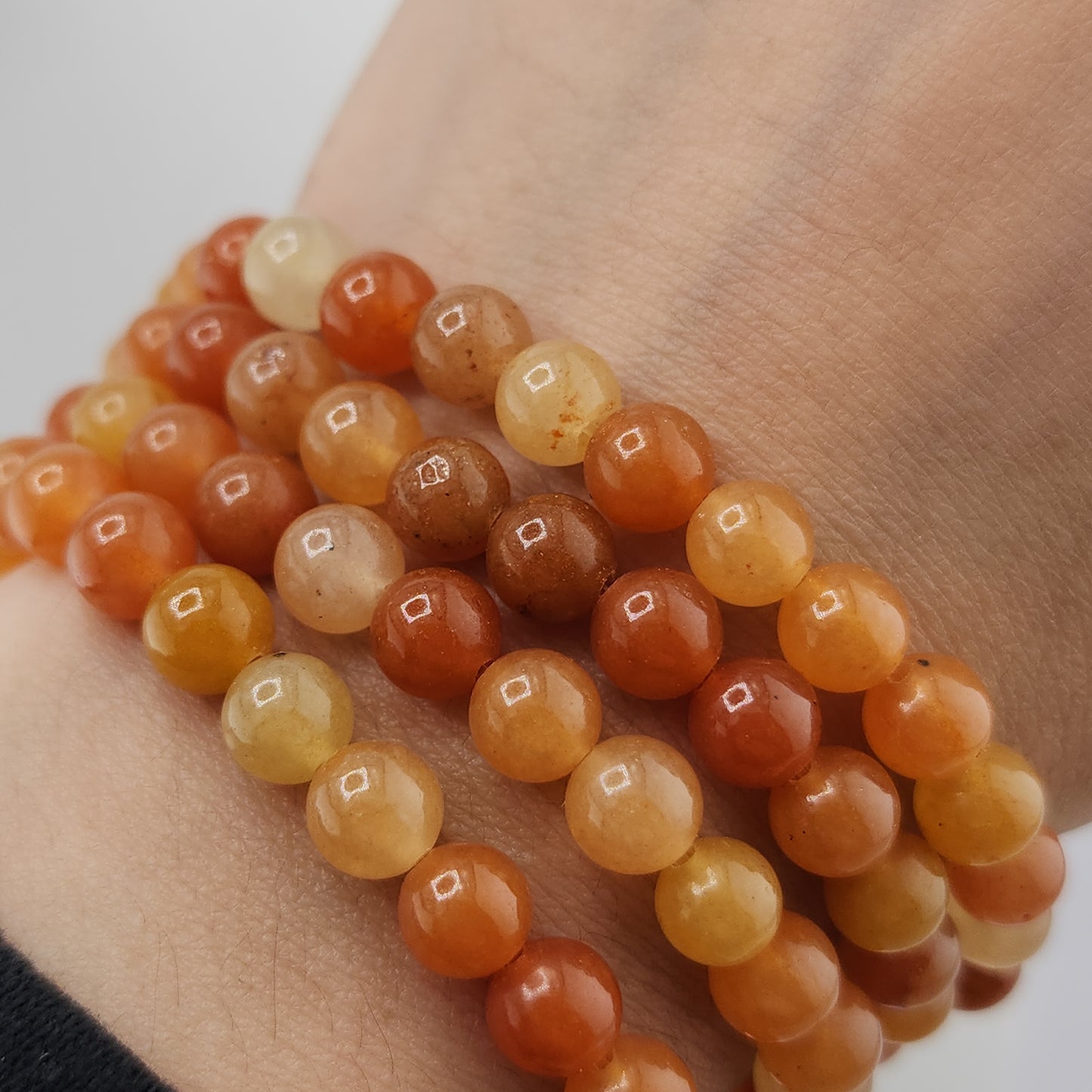 Red Aventurine Stretch Malas