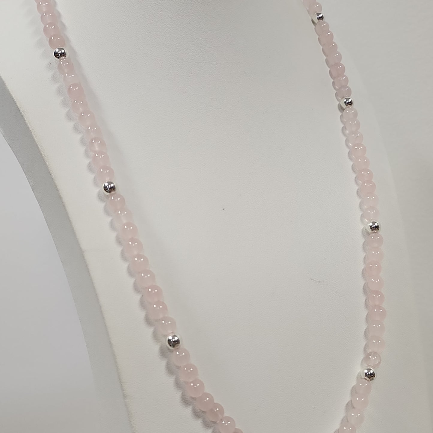 S.S. Rose Quartz Stretch Malas