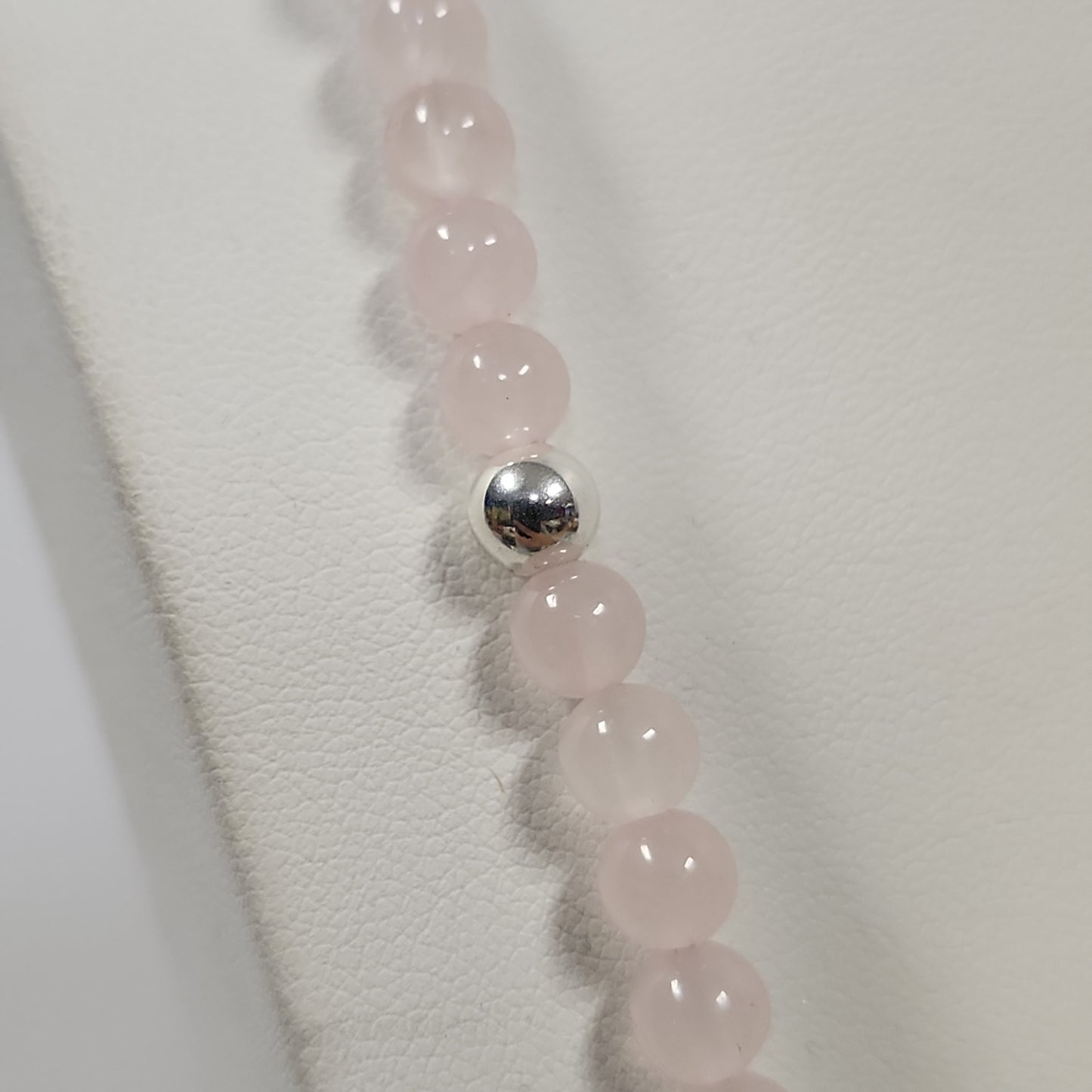 S.S. Rose Quartz Stretch Malas