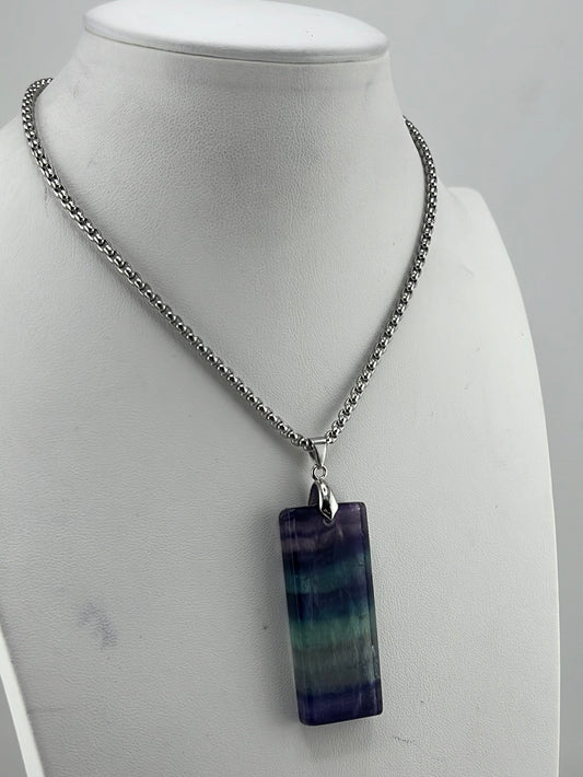 Rainbow Fluorite Necklaces