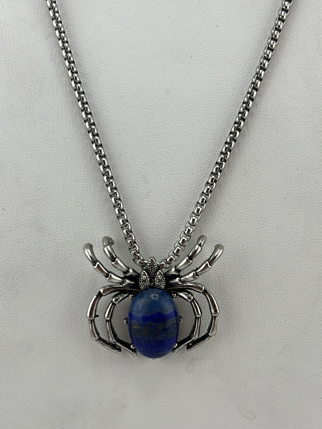 Lapis Lazuli Spider Necklaces
