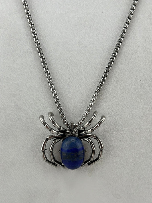 Lapis Lazuli Spider Necklaces