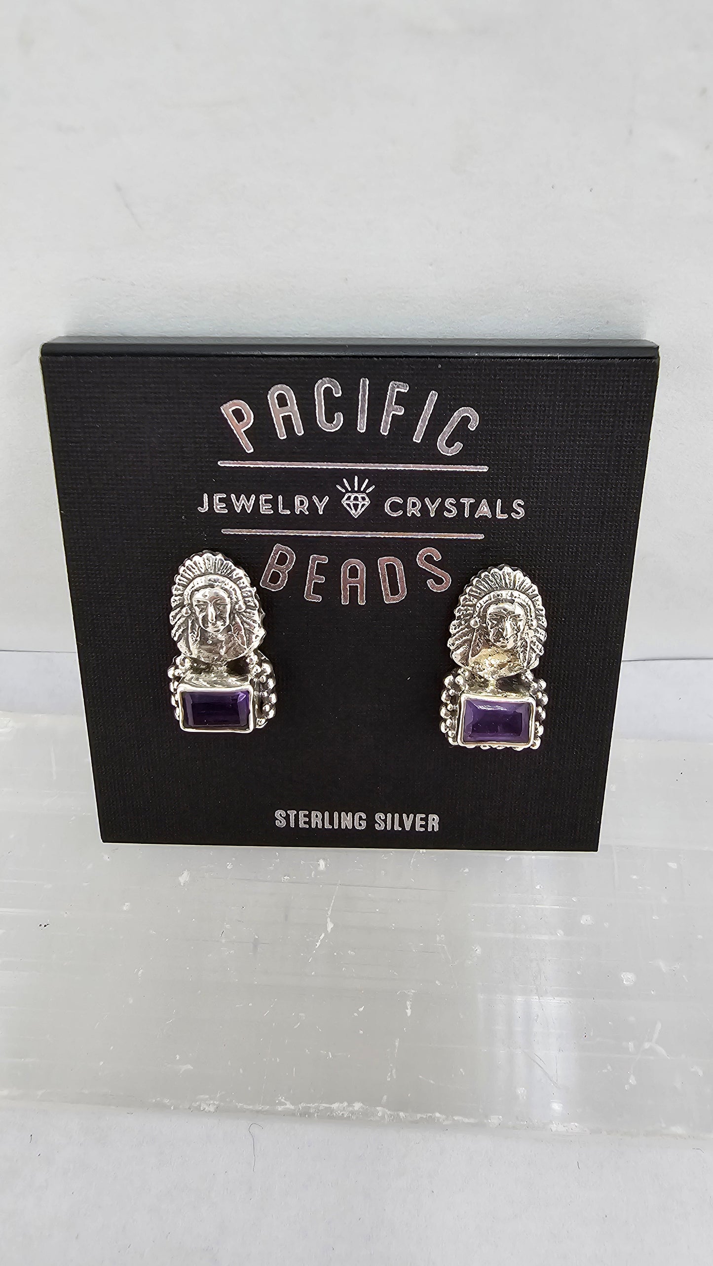 S.S. Amethyst Chief Stud Earrings