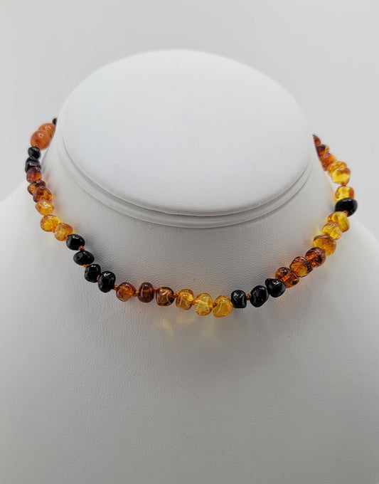 Multicolor Baltic Amber Baby Necklaces