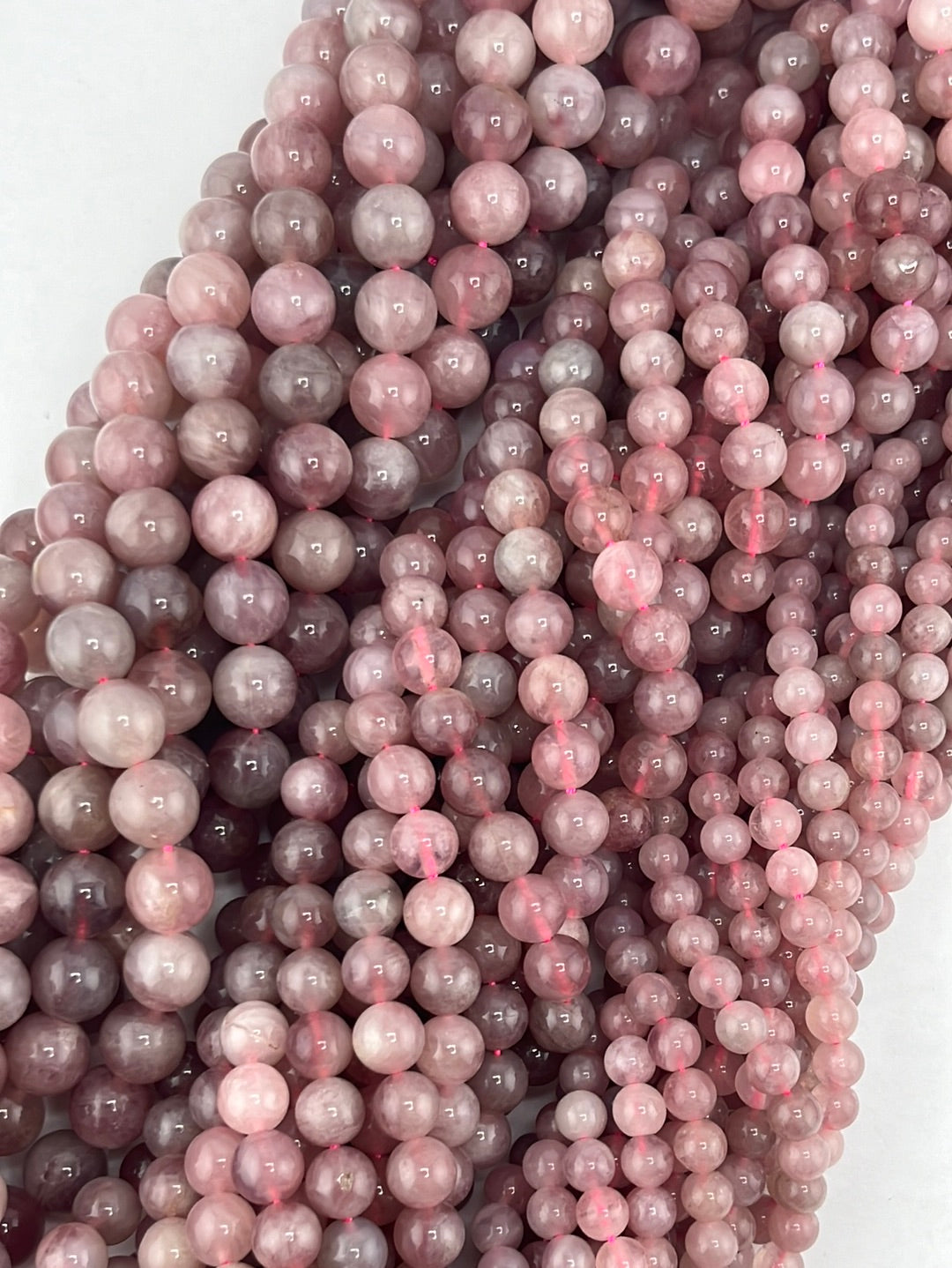 Lavender Rose Quartz Beads