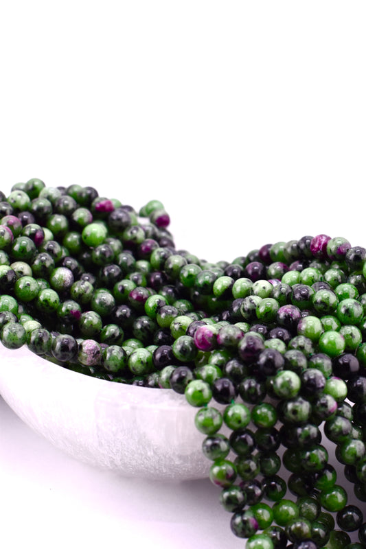 Ruby Zoisite Beads