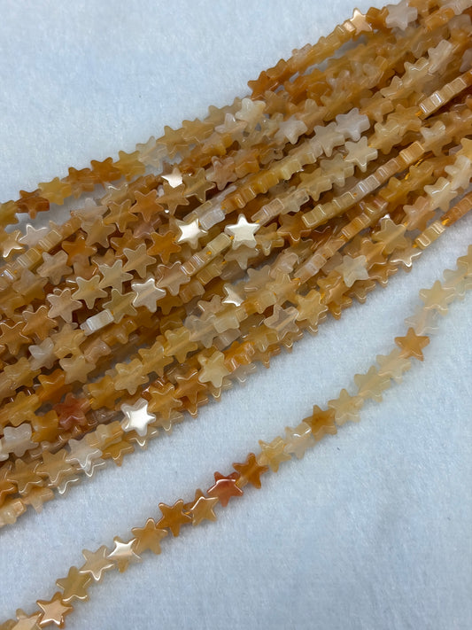 Golden Healer Star Beads