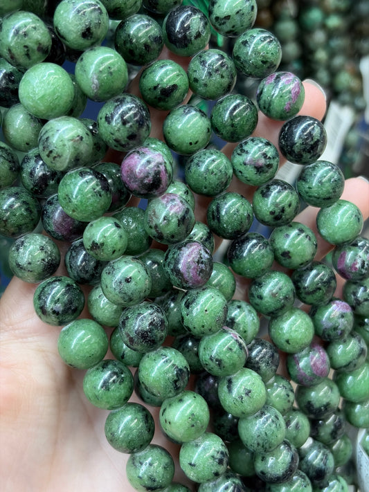 Ruby Zoisite Beads