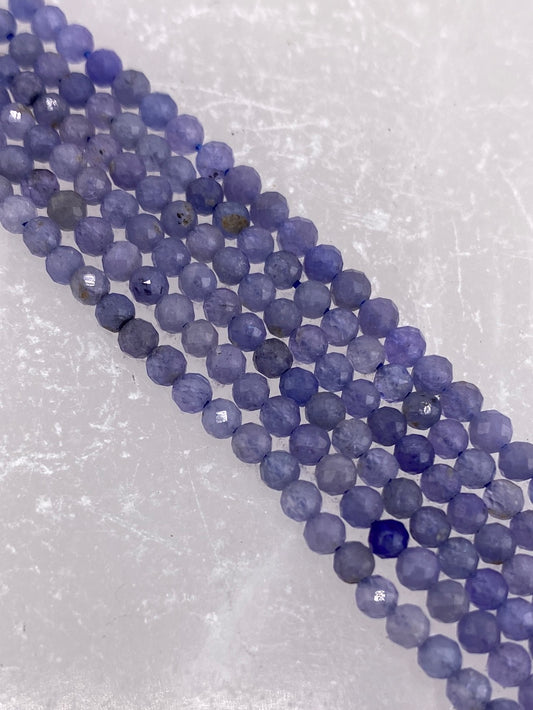 A Grade Faceted Tanzanite Beads