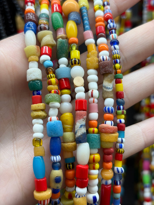 Multicolor Glass Seed Beads