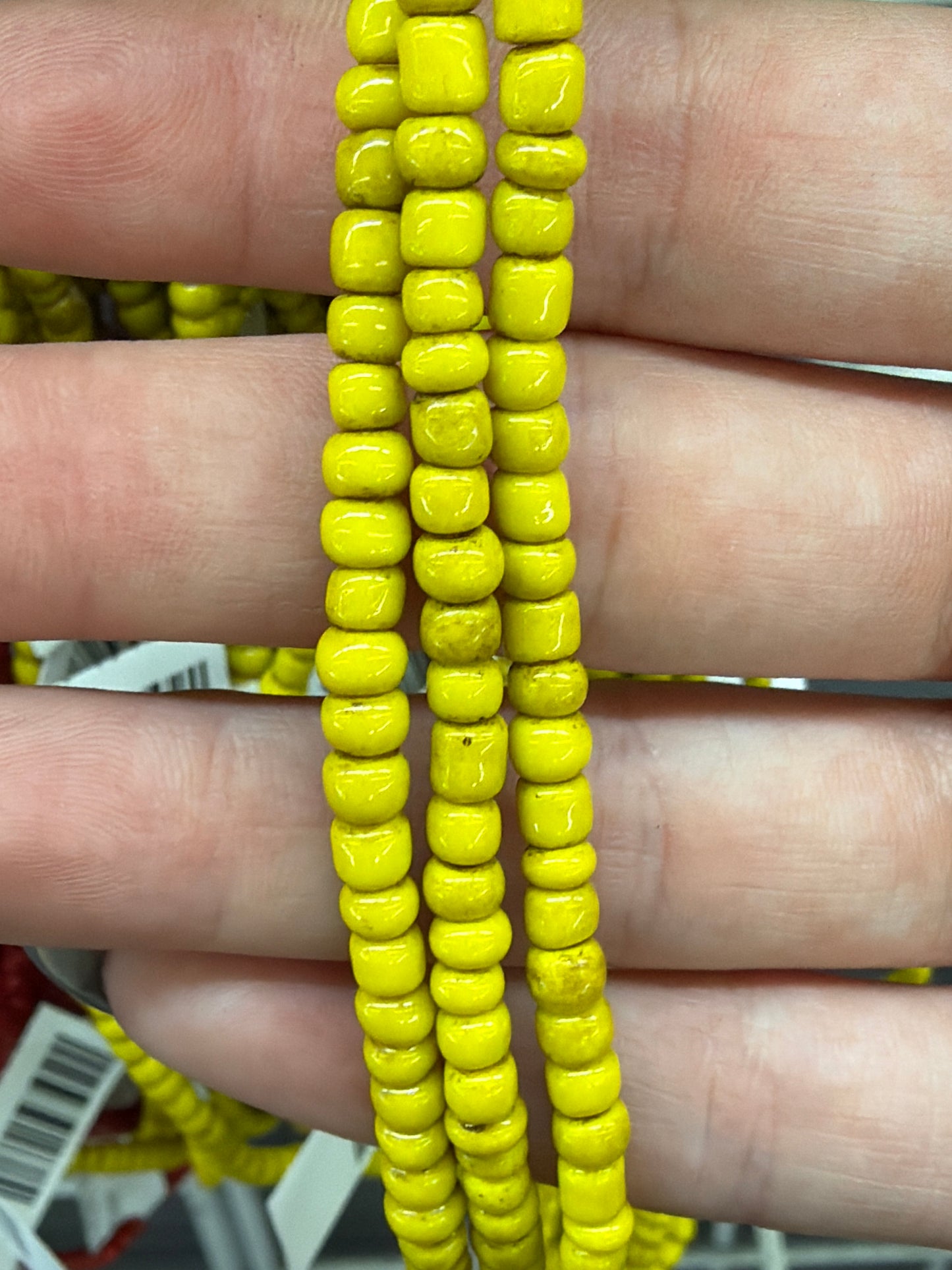 Chartruse Glass Seed Beads