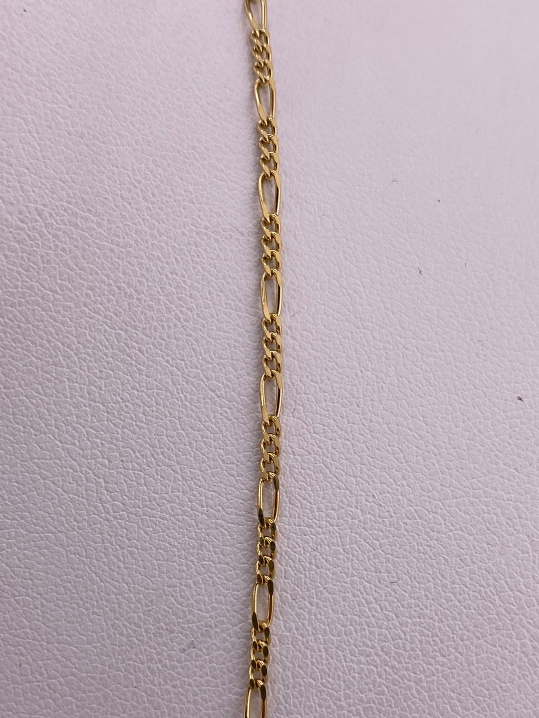 S.S. 14k Gold Plated Figaro Chains
