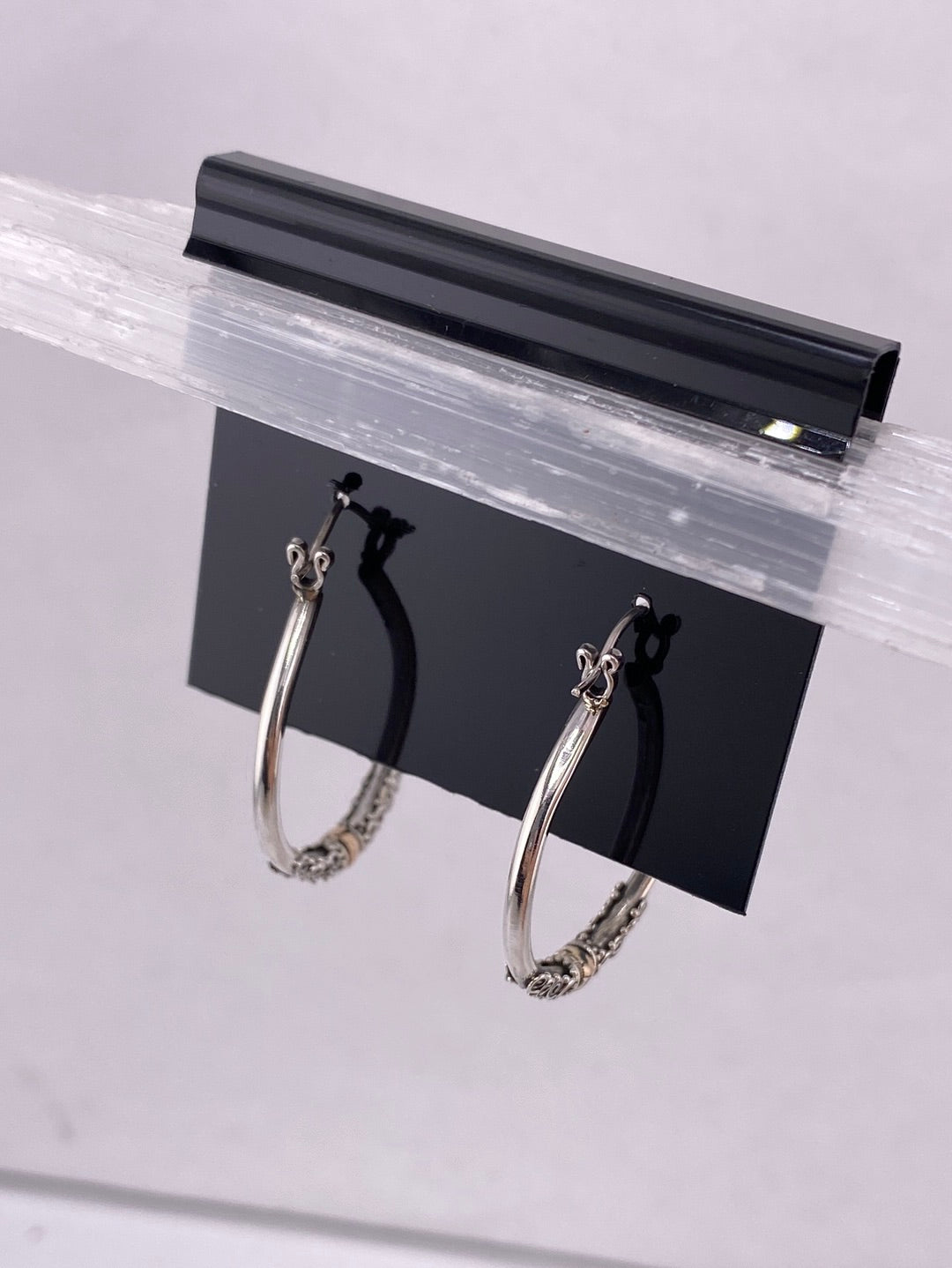 Special Value Item-S.S. 18k Gold Hoop Earrings