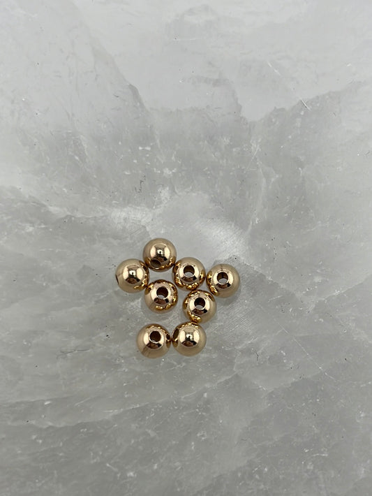 14k Gold Filled 6mm Beads (8pc)