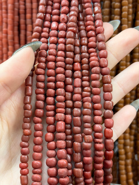 Mahogany Red Glass Seed Beads