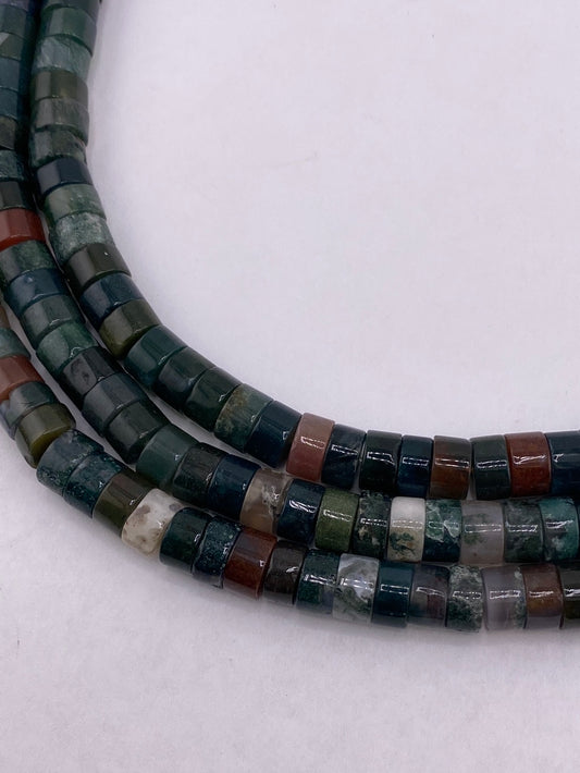 Indian Agate Wheel Beads