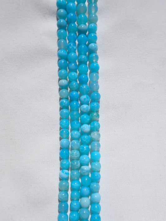 Blue Fire Agate Beads