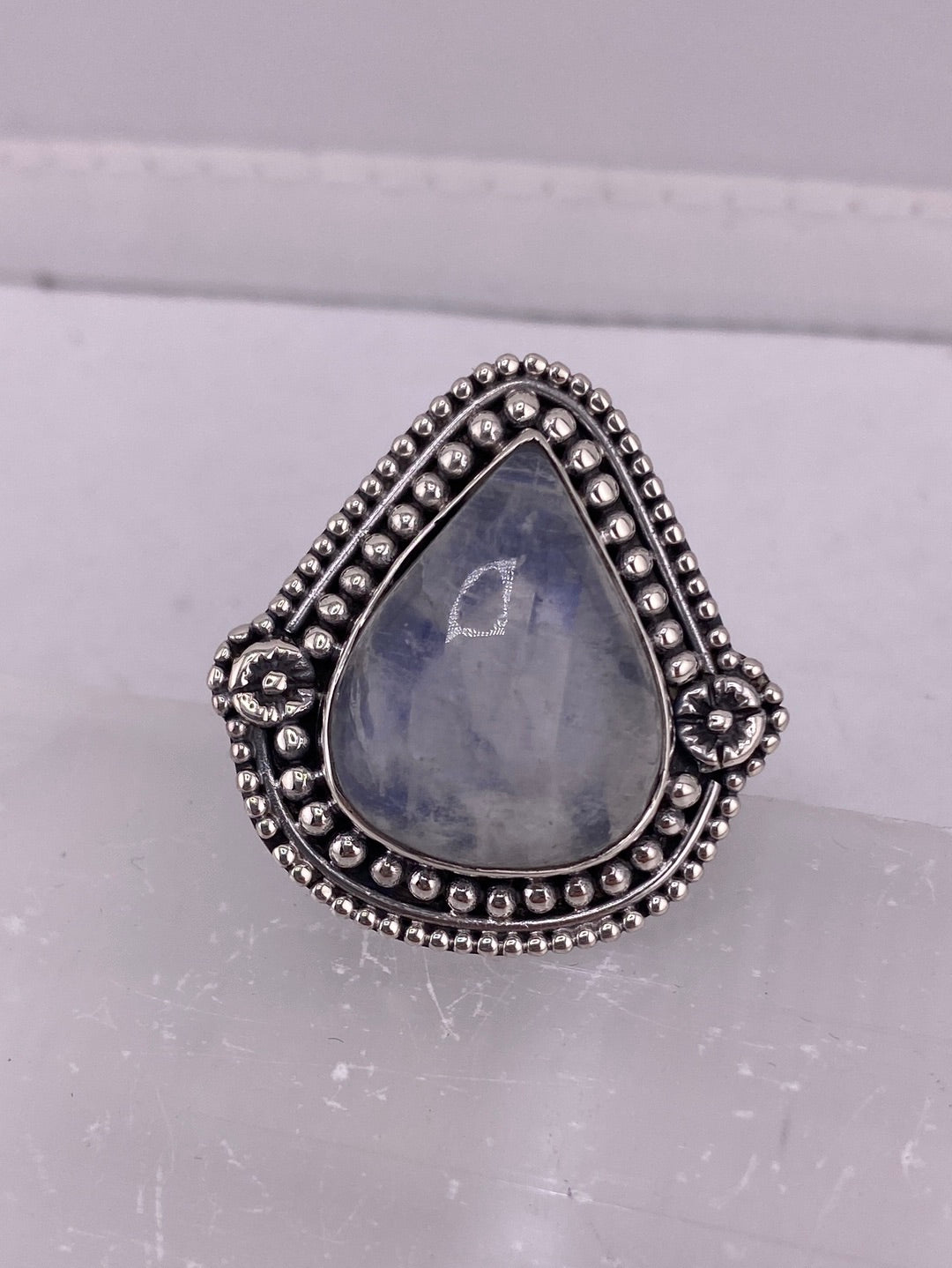 S.S. Shlomo Rainbow Moonstone Rings