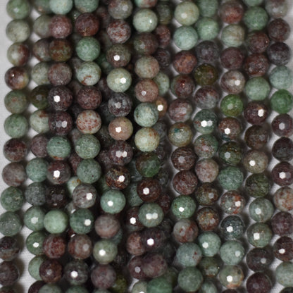 Faceted Green Opal Beads