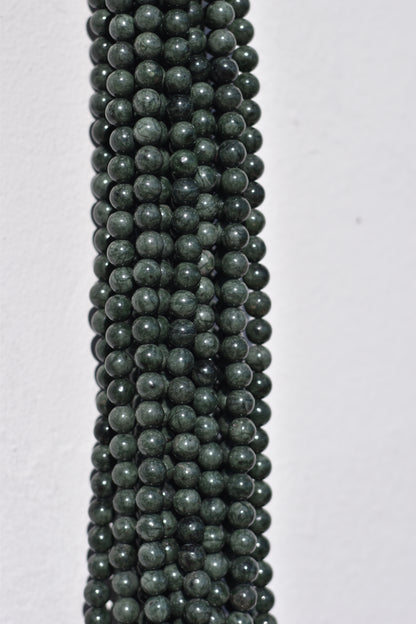 Dark Green Jade Beads