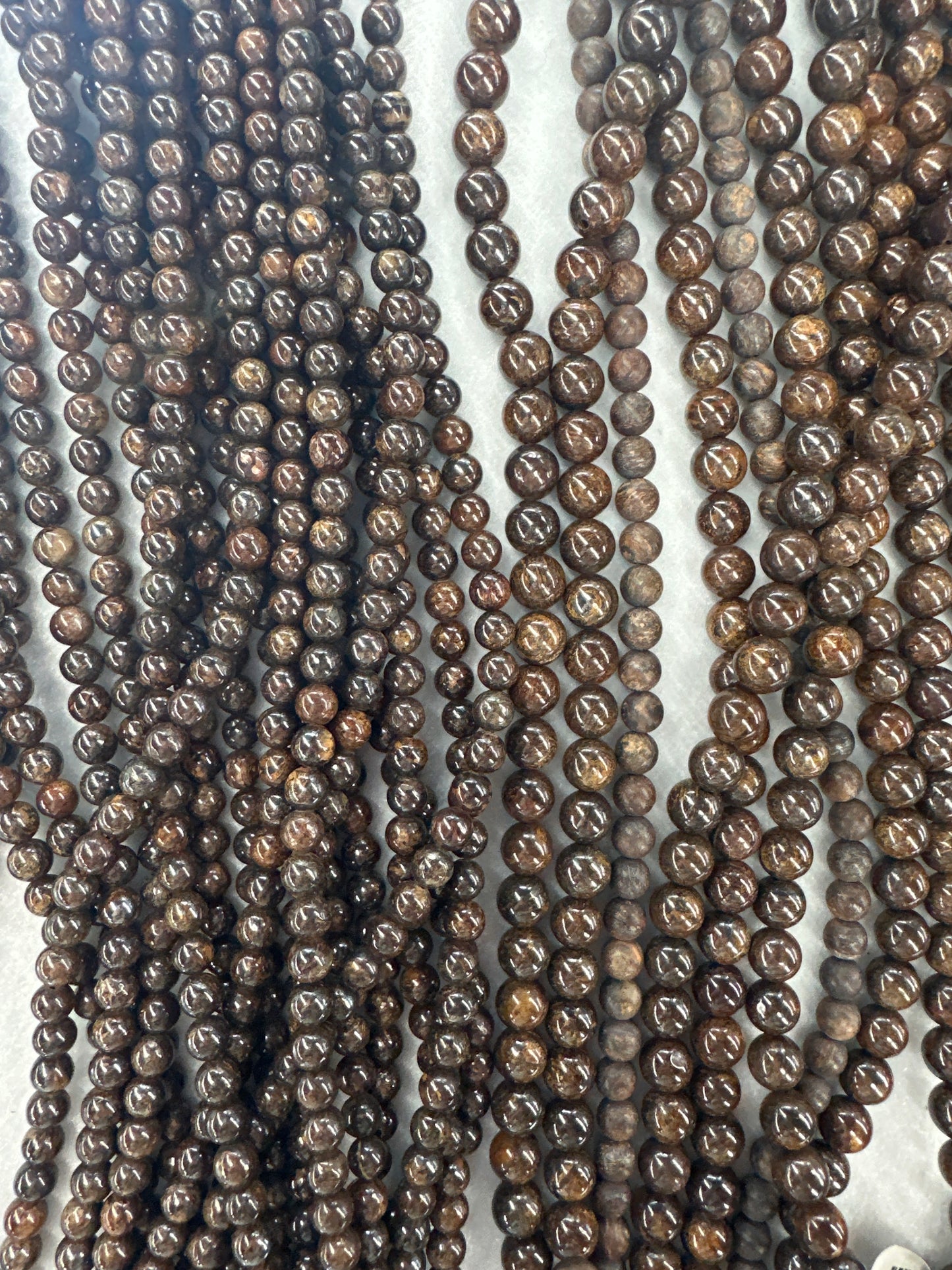 Bronzite Beads