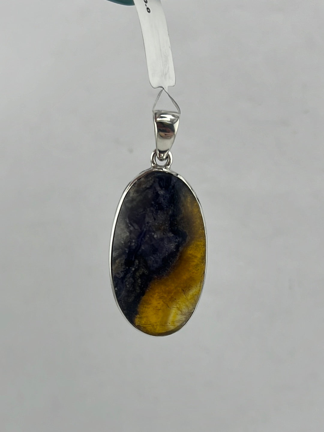 S.S. Yellow Fluorite and Tiffany Stone Pendants