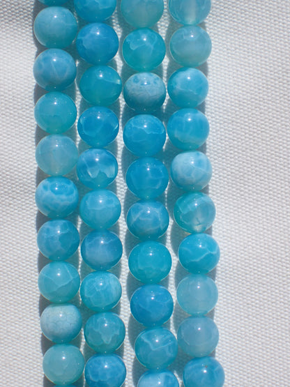 Blue Fire Agate Beads